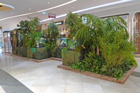 Feldumrandung mit Naturbohlen