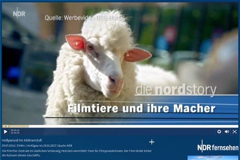 Presse über Tiere beim Film